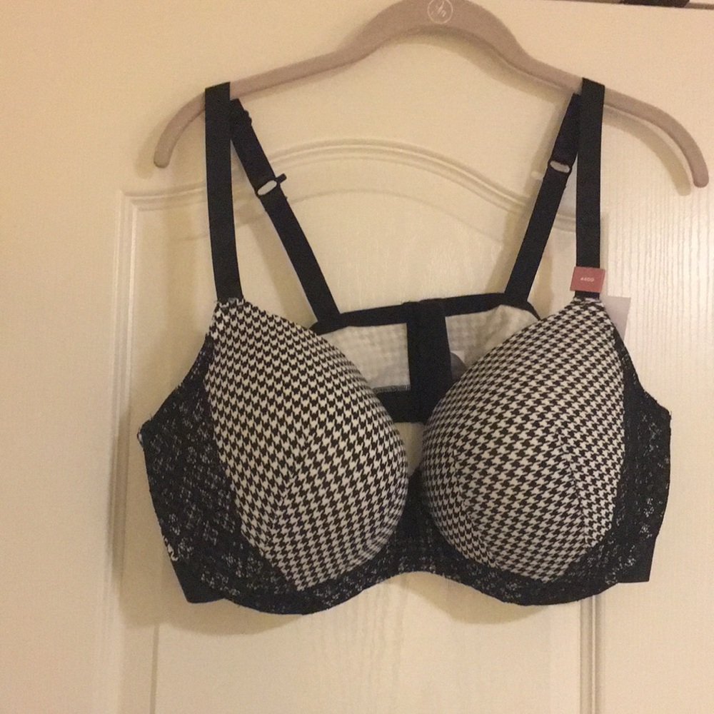 Houndstooth Balconette Bra